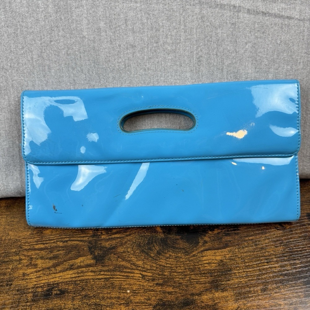 Sondra Roberts Squared Turquoise Clutch Bag‎
